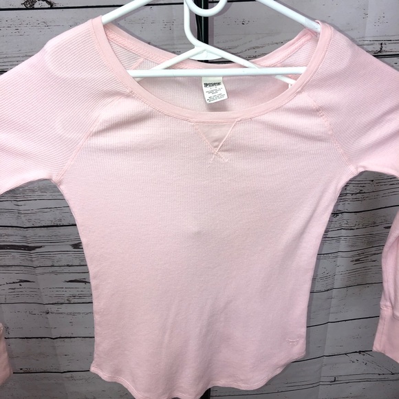 Sold! PINK VS Large Long Sleeve Thermal Top Baby - Picture 5 of 8